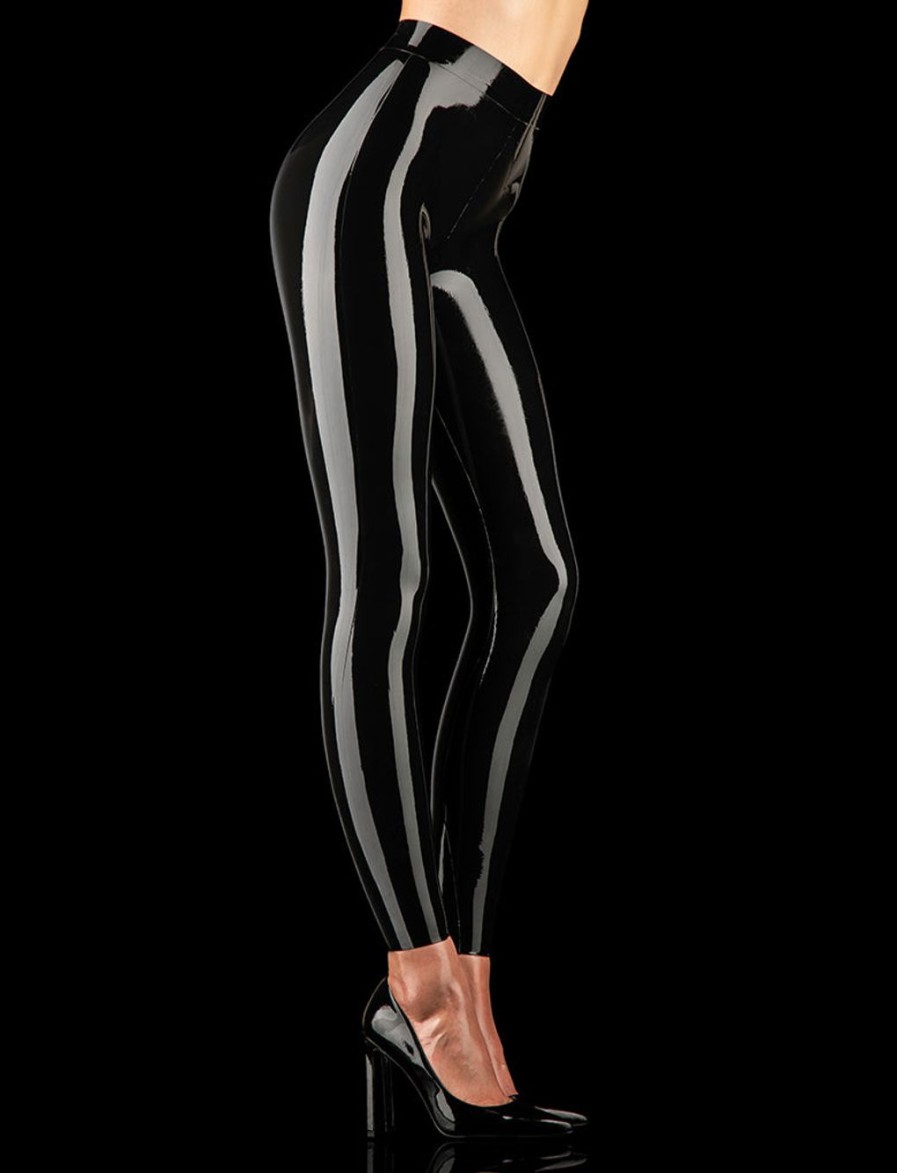 Lingerie Honey Birdette | Latex Black Leggings