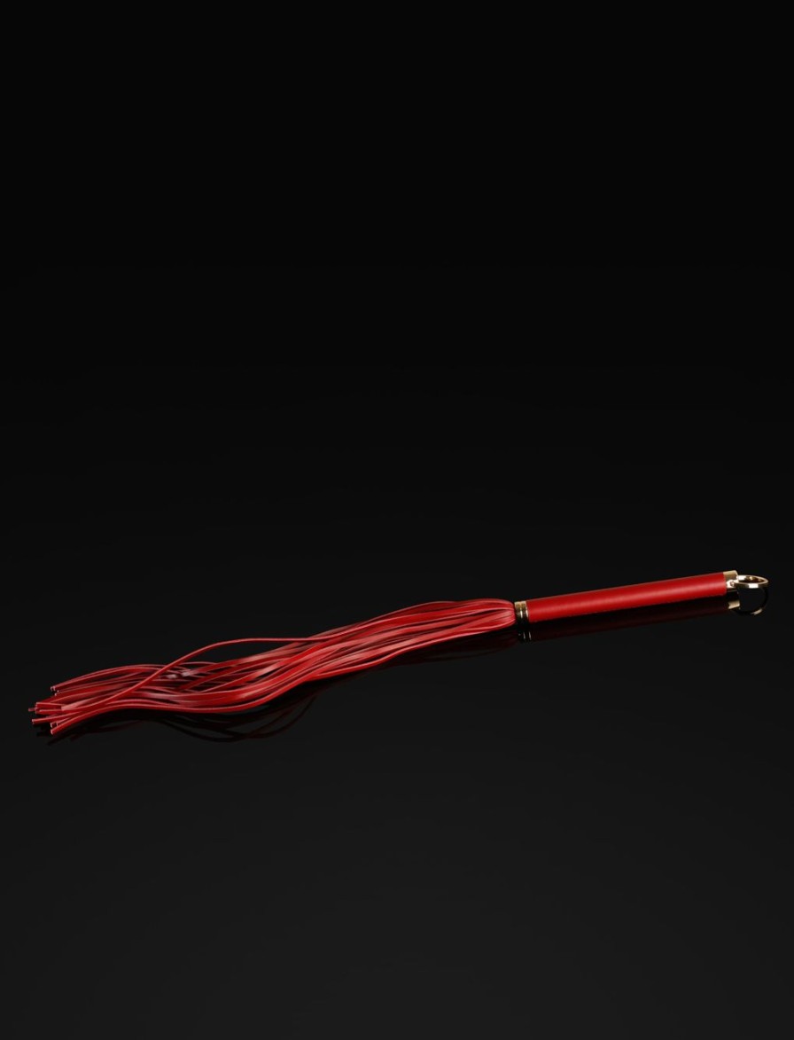 Wellness Honey Birdette | Fashion Fetish Matte Red Flogger