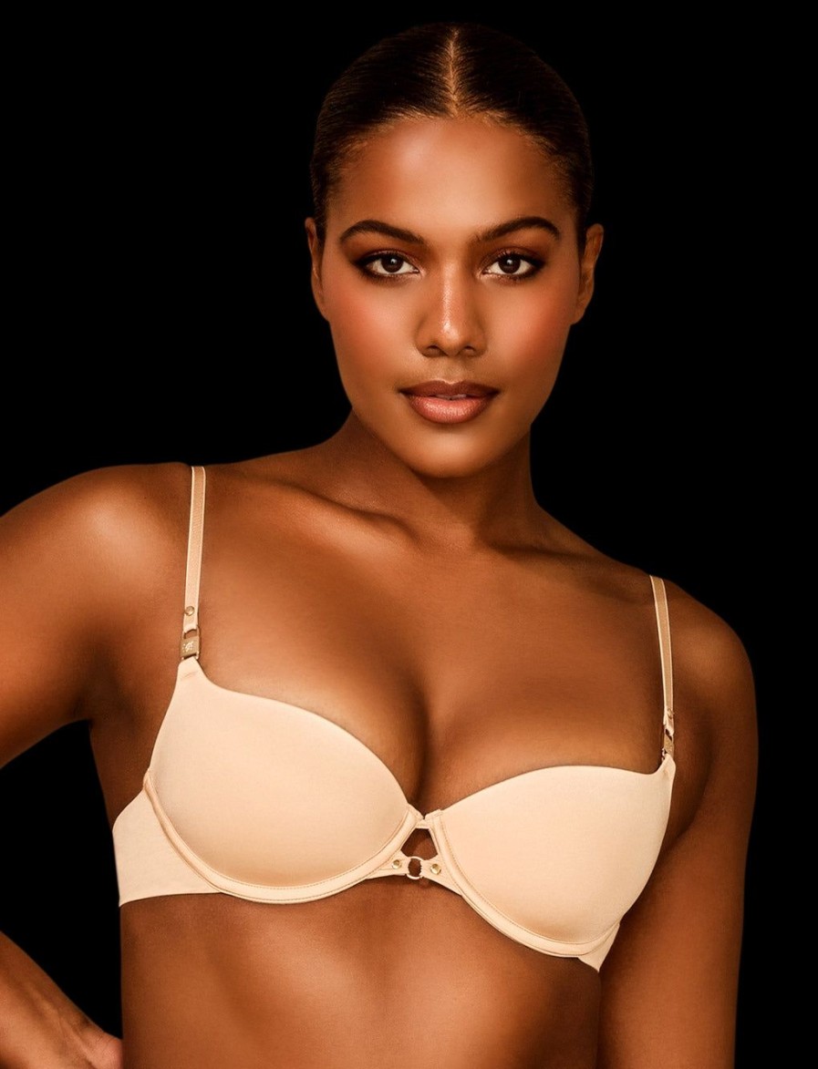 Lingerie Honey Birdette Push Up Bras | Everyday Smooths Almond Push Up Bra